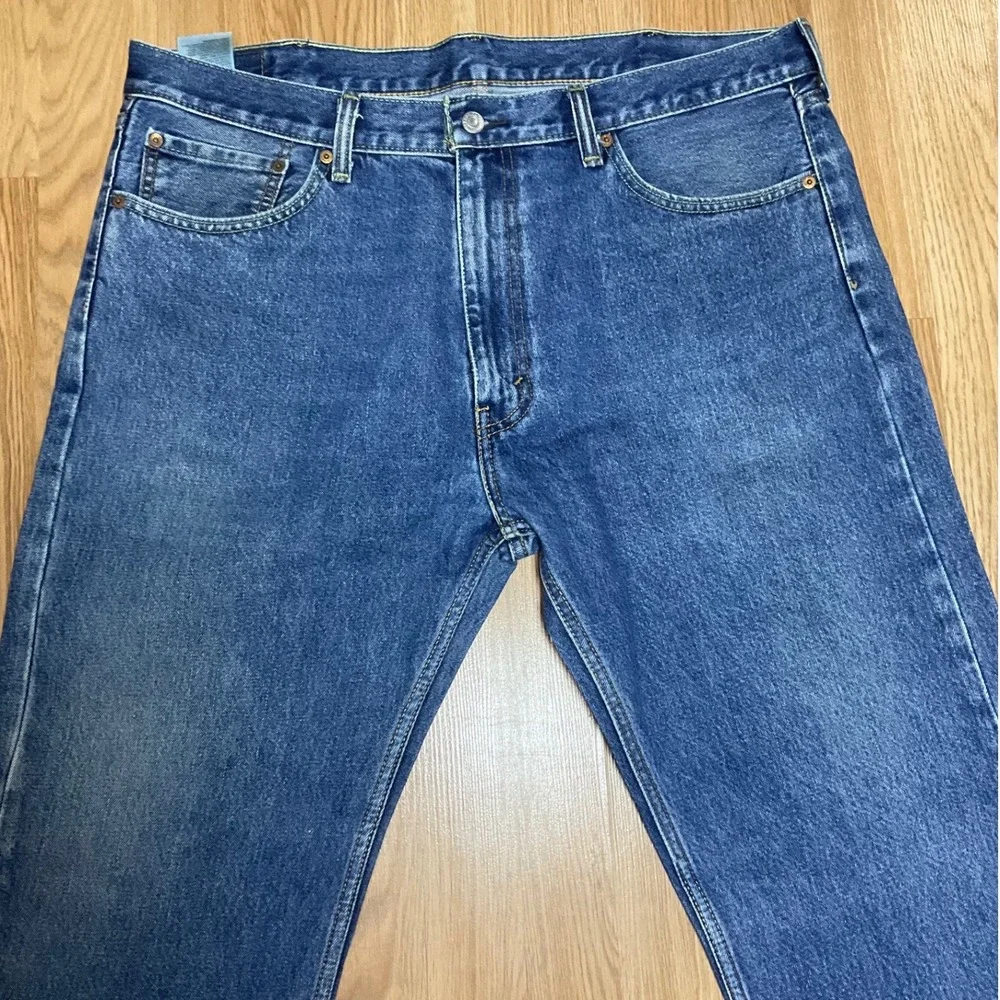Levis 505 Regular Fit Straight Leg Jeans Mens 40x32 Blue Denim Medium Wash